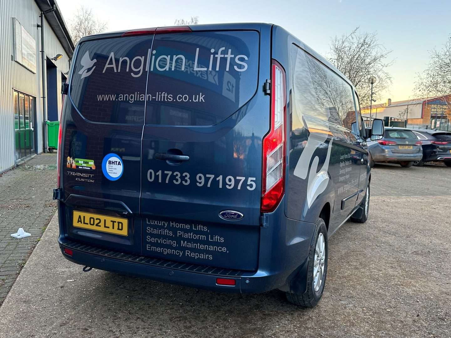 Anglian Lifts Van at Signs Express