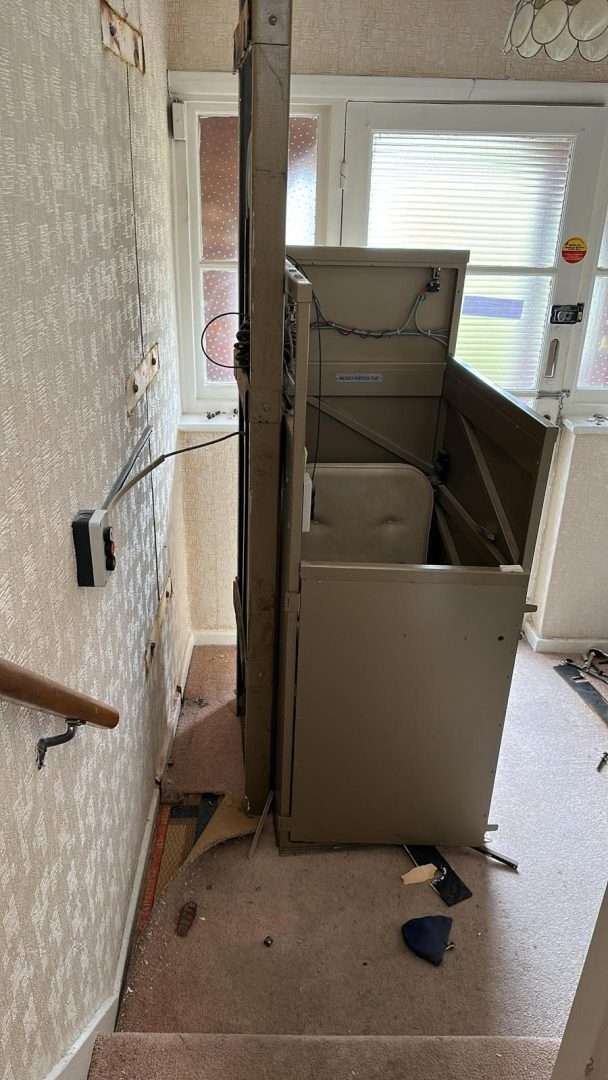 Partly removed wessex lift