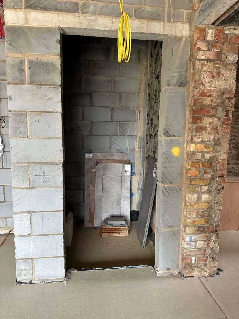 Altura Home Lift shaft preperation