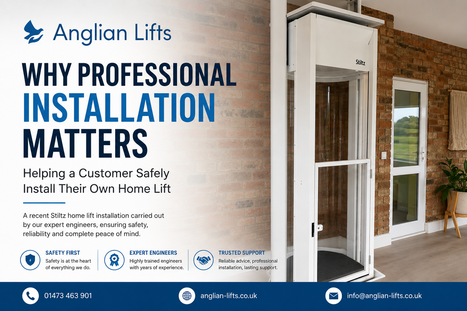 Stiltz Home Lift Installation